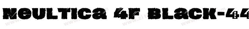 Neultica 4F Black字体转换